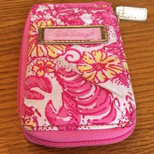 Lilly Pulitzer EUC wallet, zip case, change zip